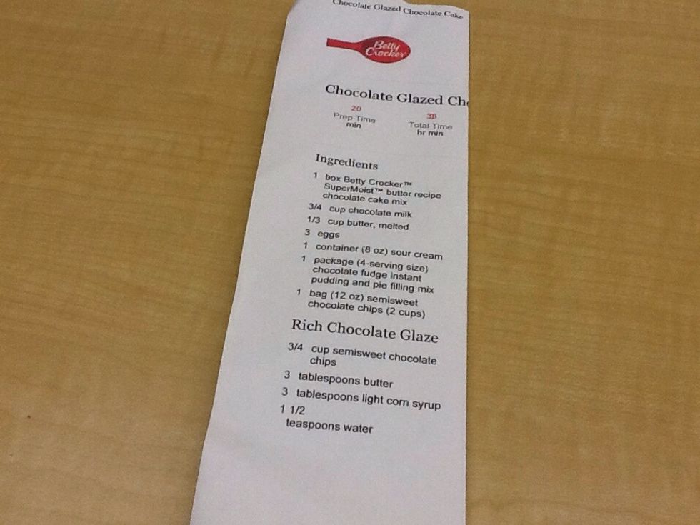 The recipe