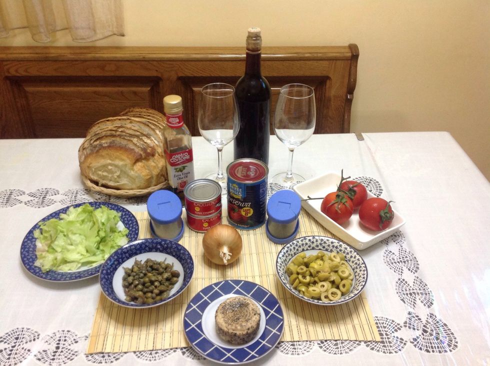 The required ingredients