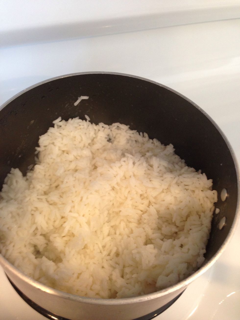 The rice should be done by now.