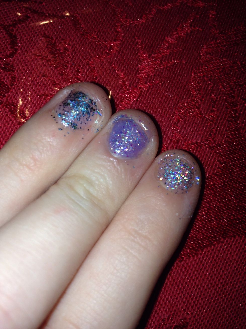 The ring finger didn't turn out so well.