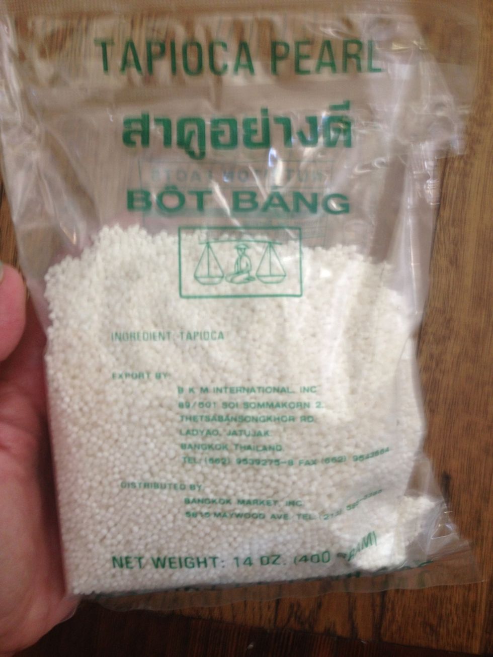 The sago or tapioca pearl I use