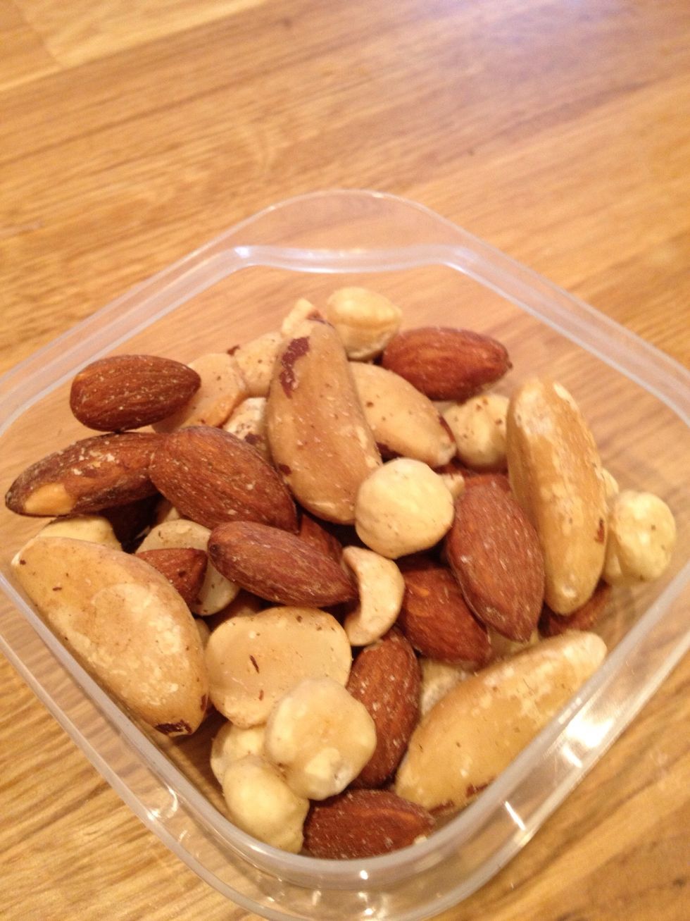 The same goes for nuts. I tend to have a mixture as they all have different health benefits. Again I prefer them roasted as they are tastier.