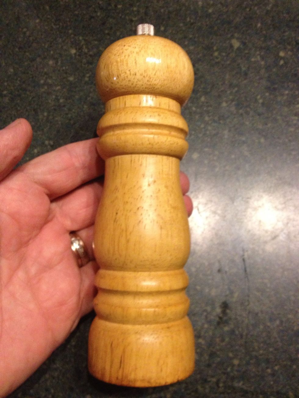The same with the pepper
