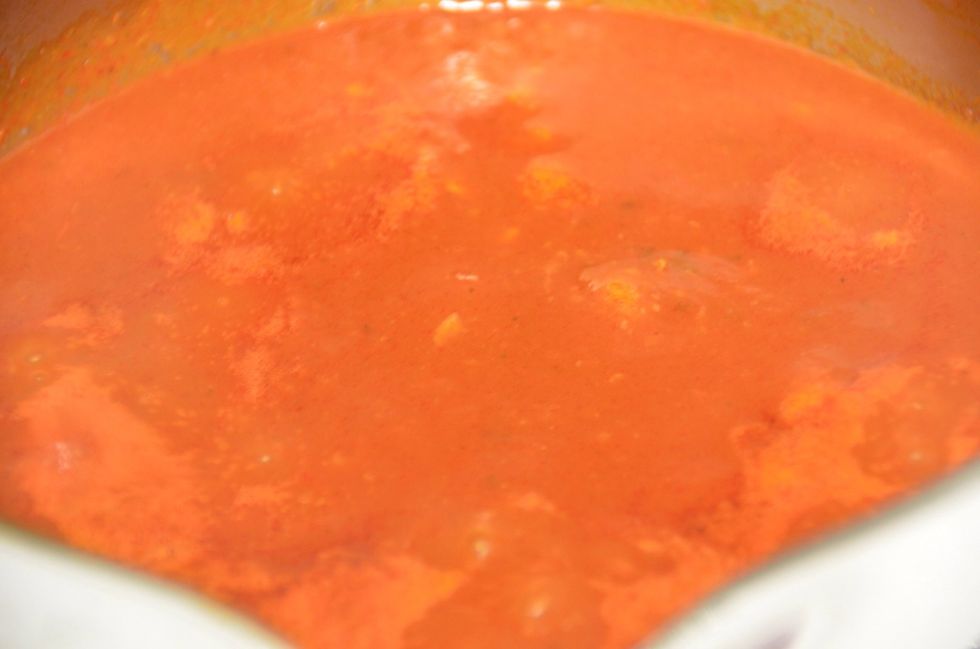 The sauce is ready. Use as required.