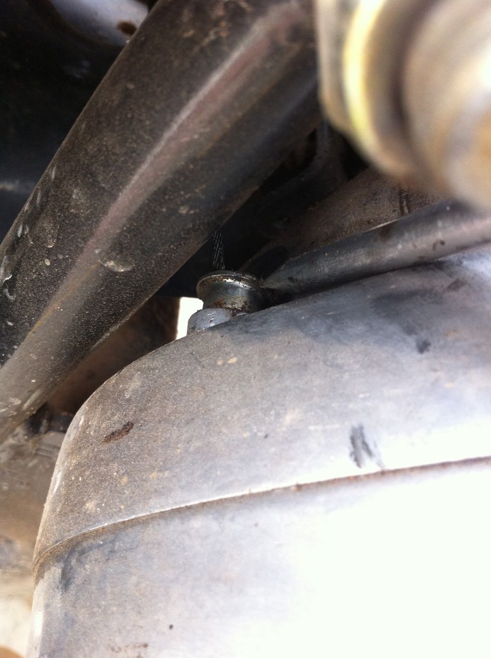 The seating has popped out