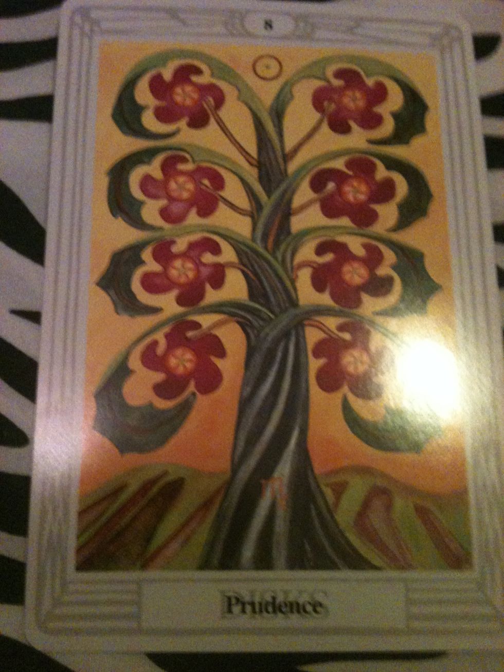 The second card will describe the querent's present conditions.