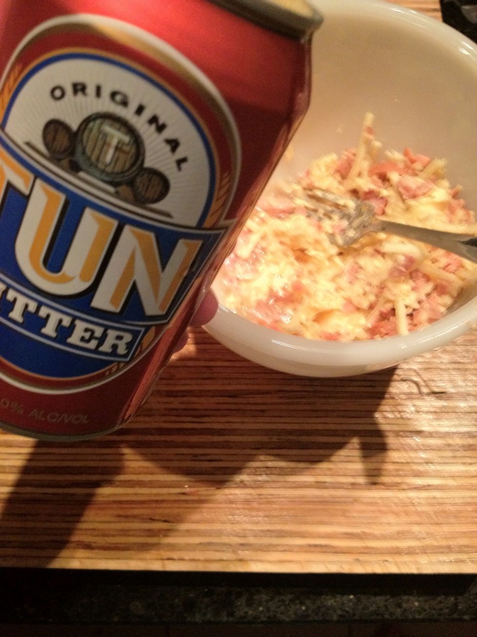 The secret ingredient beer 6-8 table spoons of beer