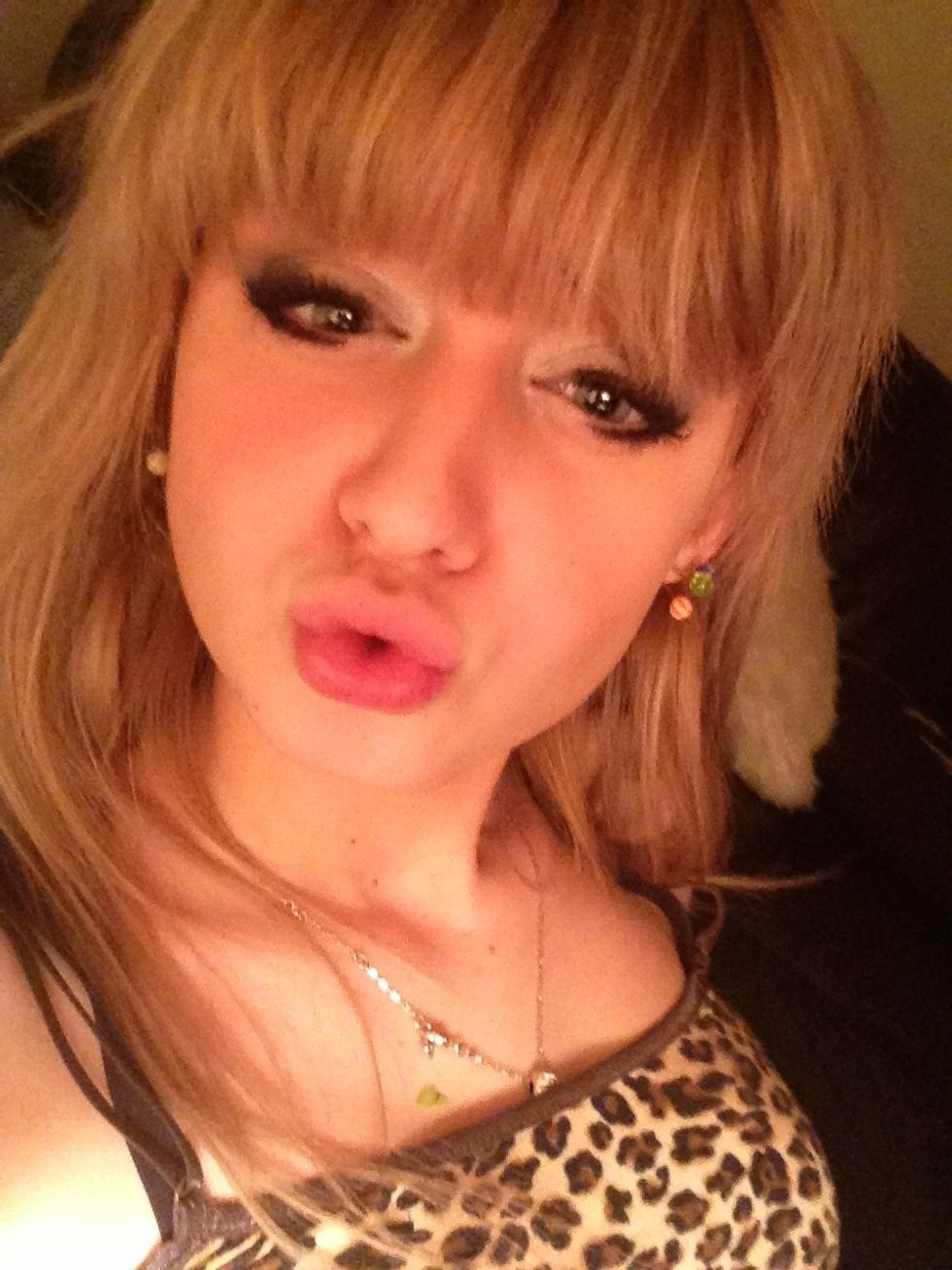 The sexy attempt duck face
