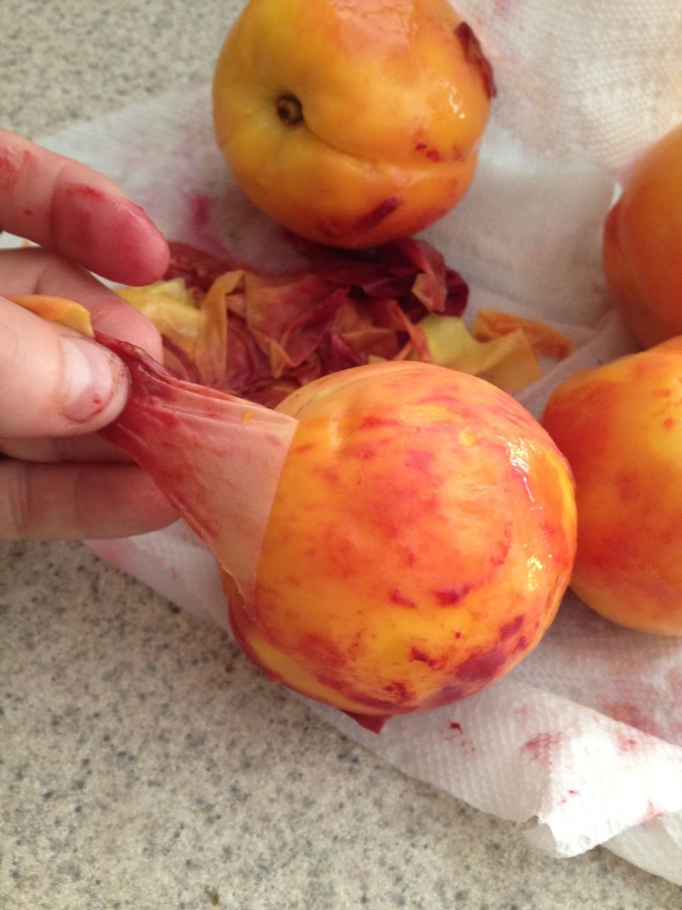 The skin will peel right off.