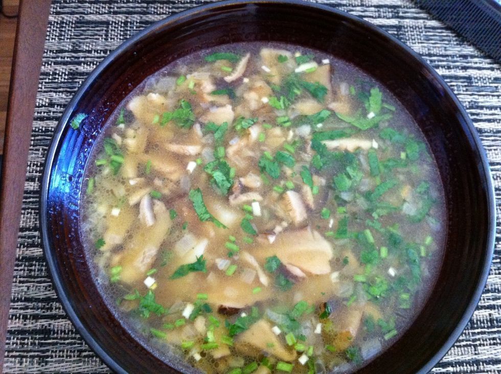 the soup is ready!!!!