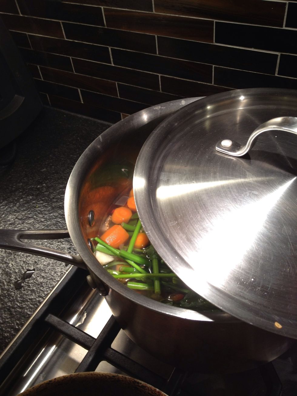 The soup was in the making on slow and low, so that's an open opportunity to do something.