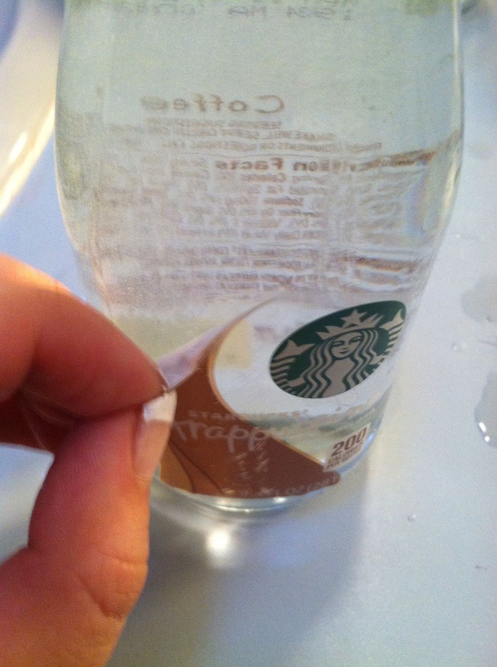 The sticker should peel off if its paper don't worry about pieces getting stuck.