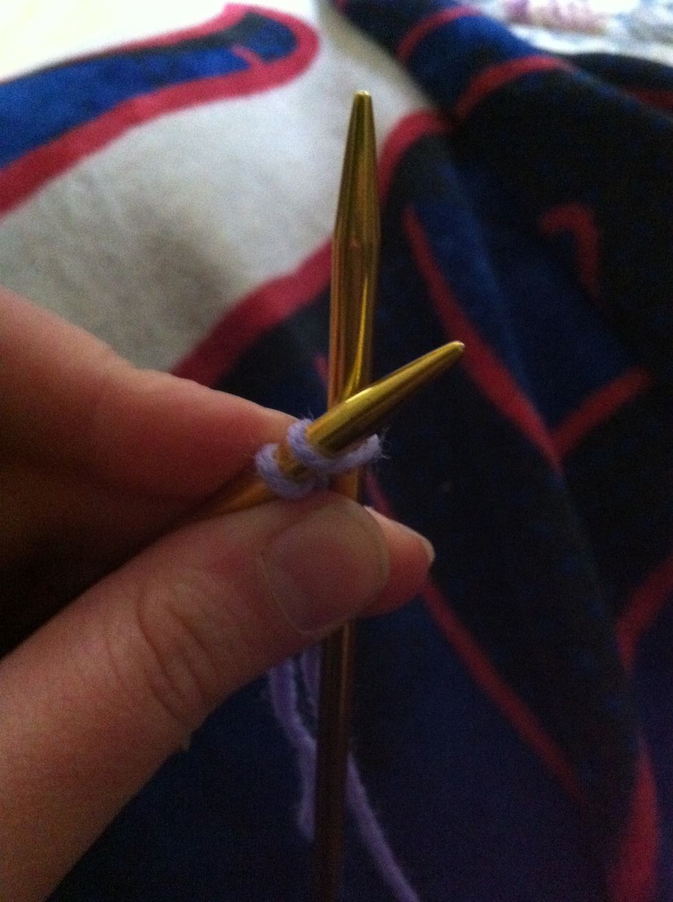 the stitch from the right needle to the left needle. This will place the right needle back into position as if you wer going to knit a stitch. Continue in this manner until you have