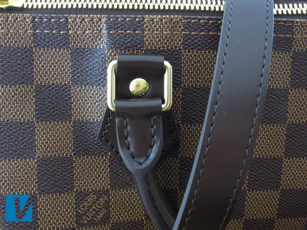 The stitching on a Louis Vuitton handbag will be of the very highest quality. It will be straight, neat, evenly spaced and cleanly finished.