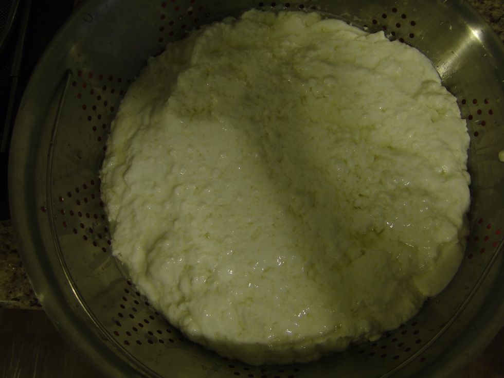 The strained solids.