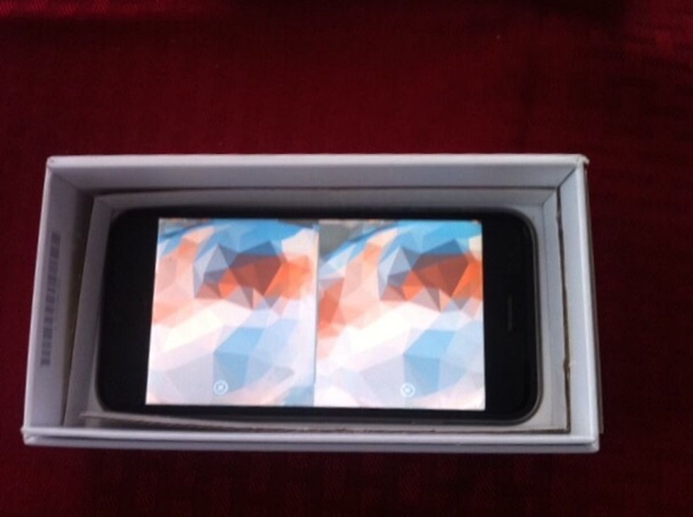 The strip will go all the way around the iPhone and will provide the extra thickness needed for the next step.