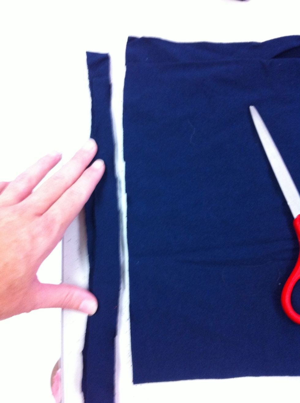 The strips will look like this. They do not have to be perfect!