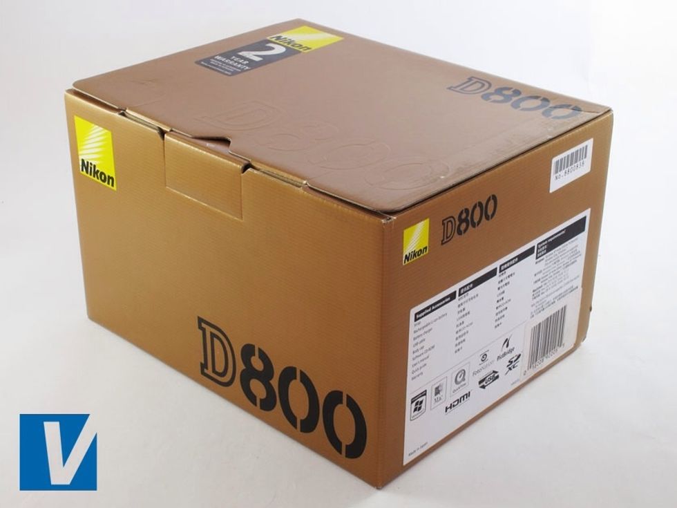 The sturdy box features the Nikon logo and the model number both in print and sometimes embossed. Beware that genuine packaging can accompany counterfeit cameras.