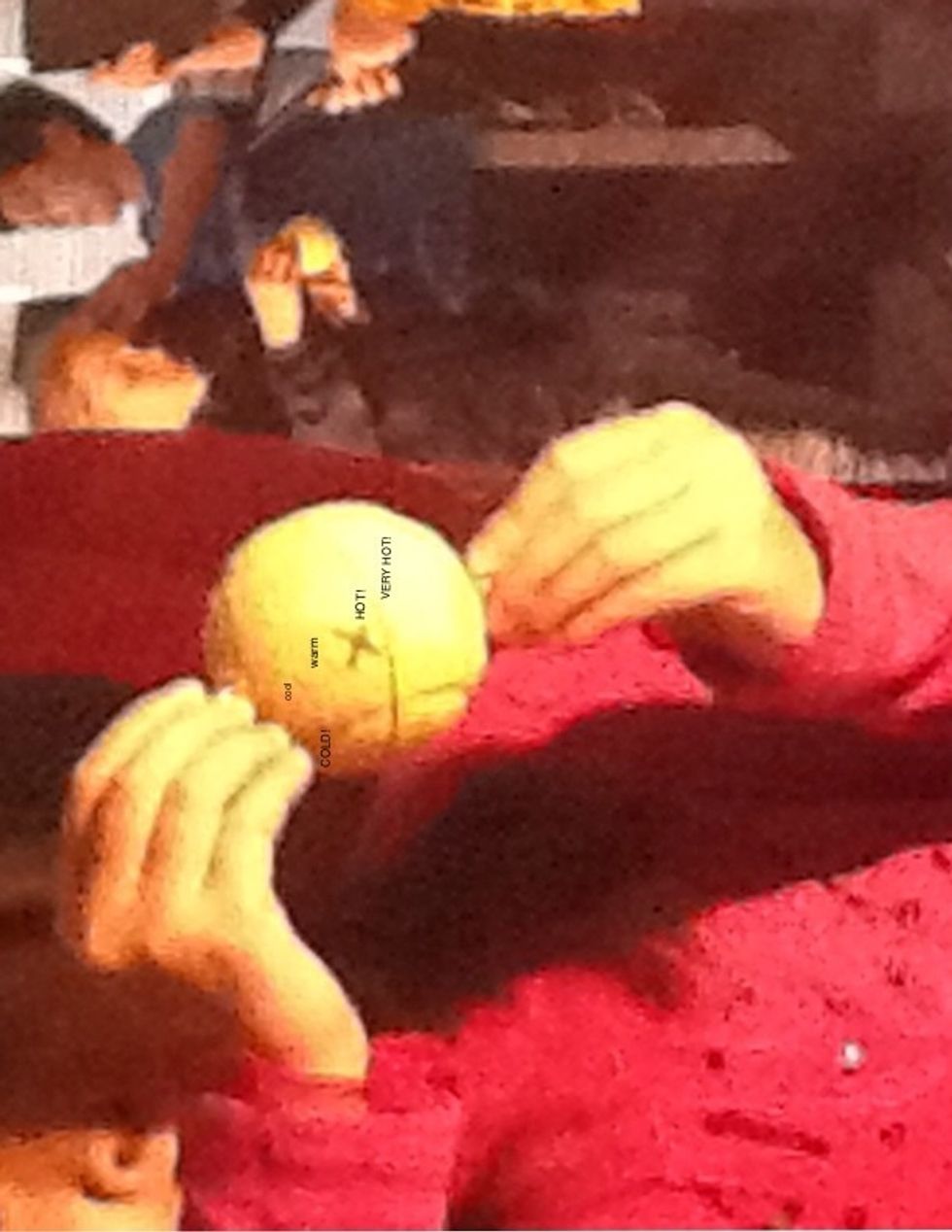 The sunlight hits the earth at an angle, so in the summer, the location in the middle of the earth gets direct sunlight so it is super hot!