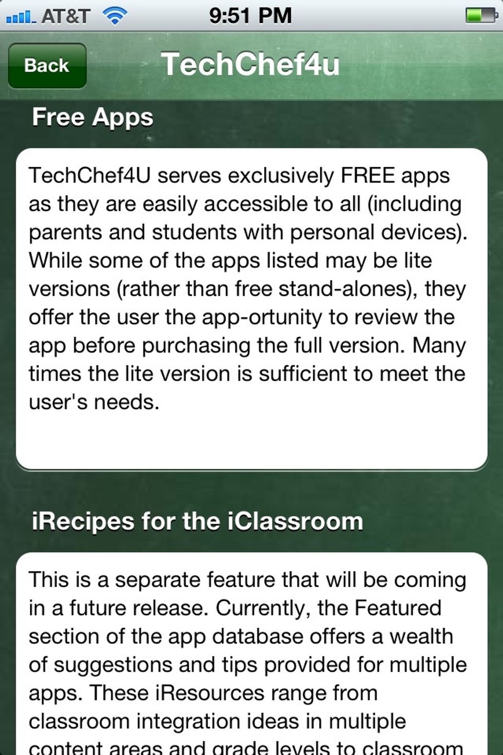The TechChef4u app serves FREE educational apps. Coming Soon to the iTunes app store!