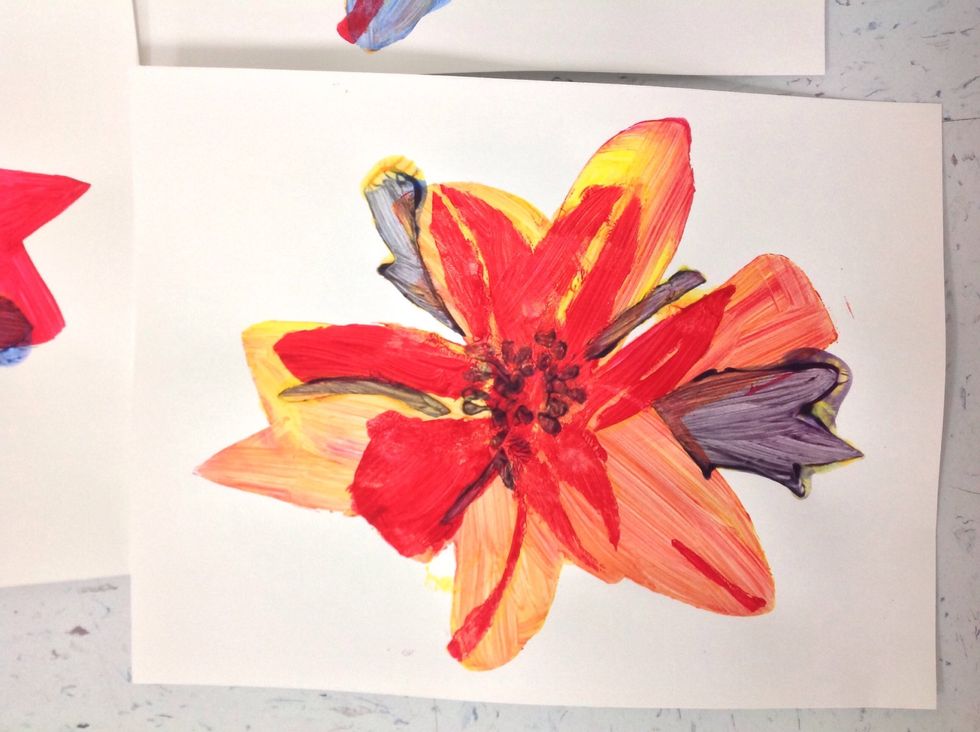 The tempra paints work fine, they are just a little more transparent.