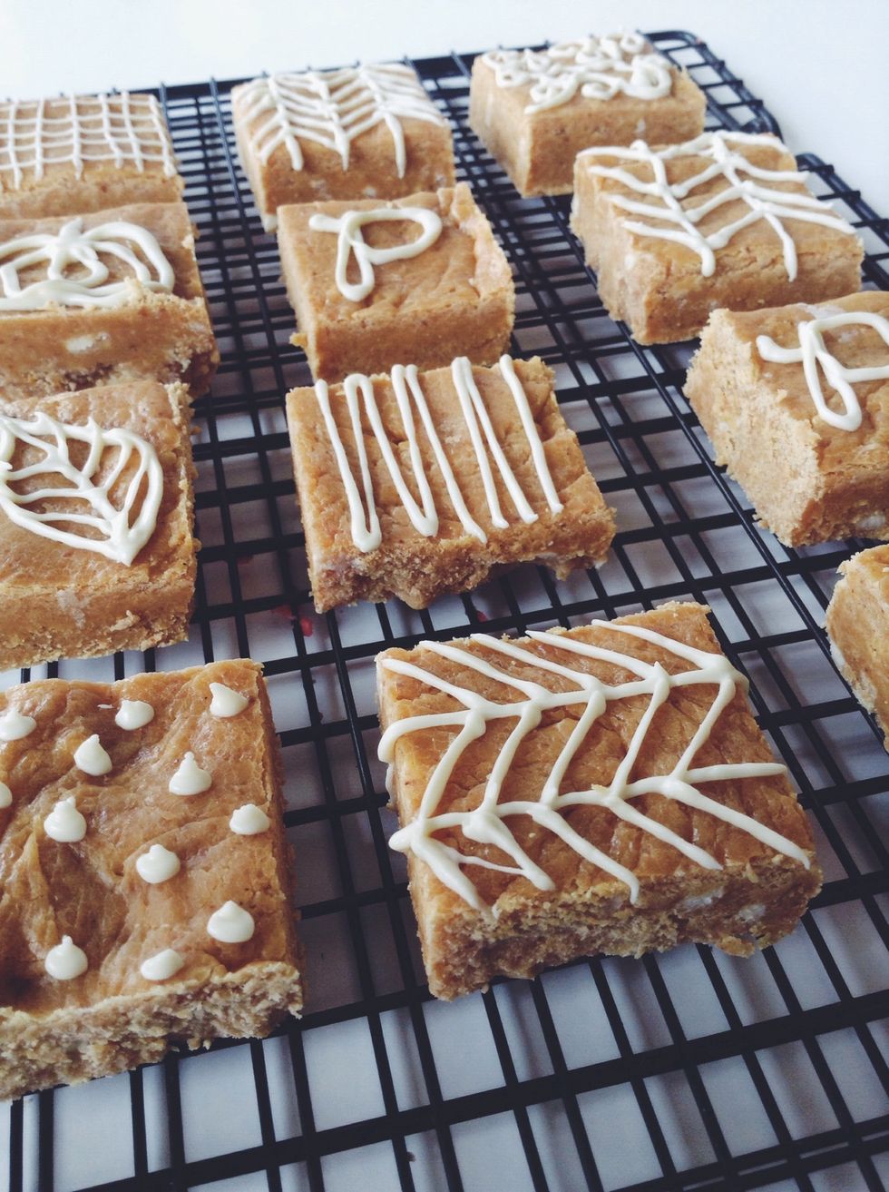 The texture of these is a bit different then your standard fudge because pumpkin is not as creamy as say...Peanut butter. It does have a slightly firmer texture that is smooth and melts in your mouth!