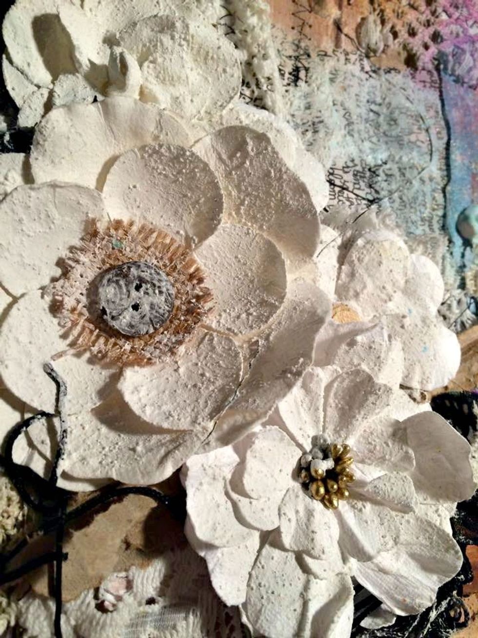 The texture that the Stucco added to everything is awesome. It's also going to provide color variation to the parts that have it, and don't have it. The mists will absorb differently