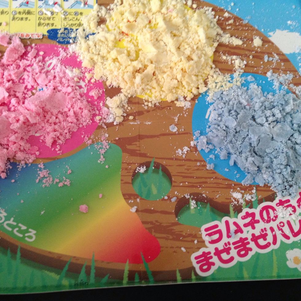 The three primary colors. But a Pastel version !! yay!! my favorite I love pastels!!