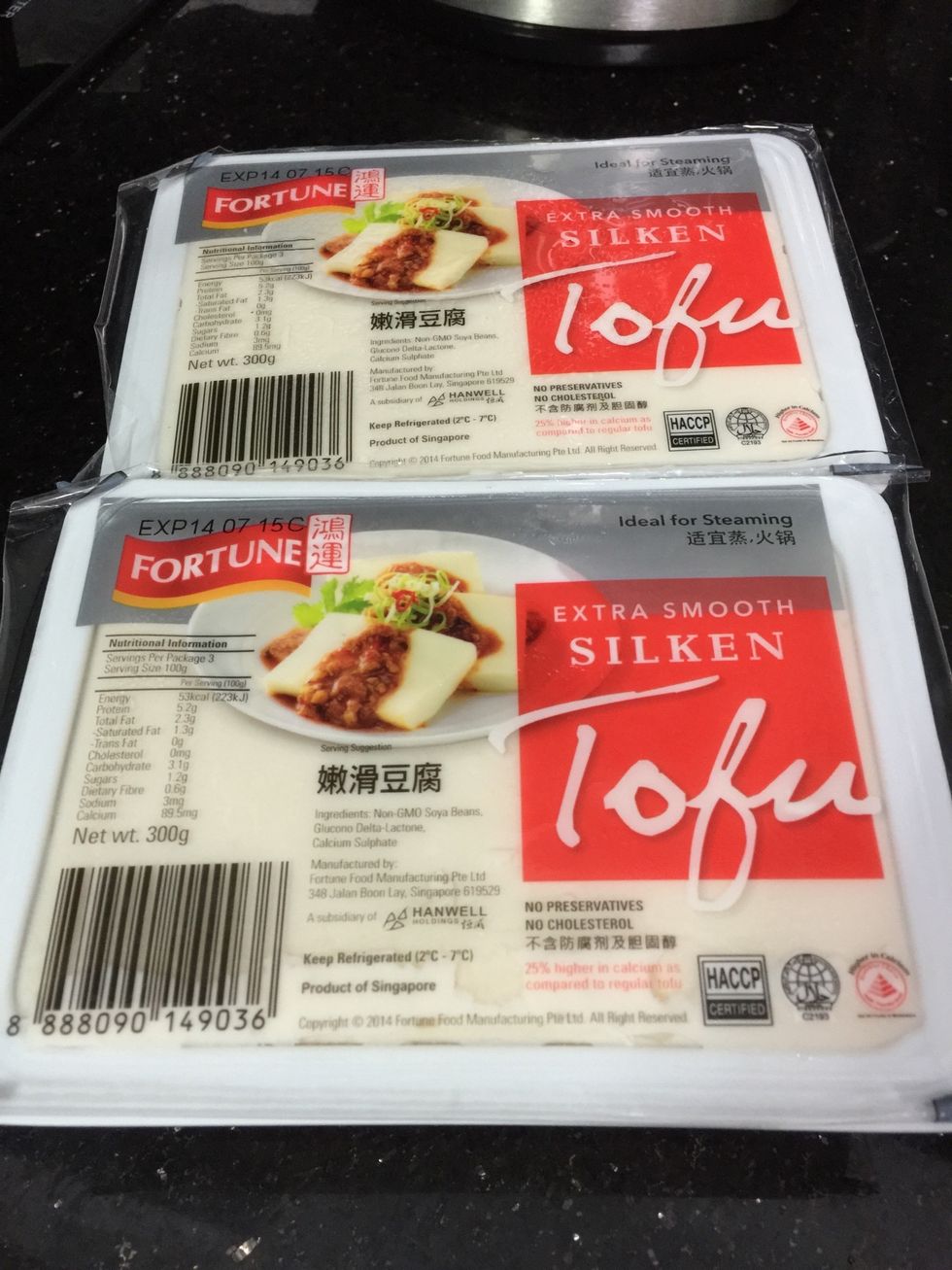 The tofu I'm using that's written ideal for steaming.
