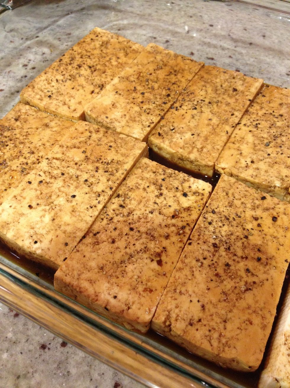 The tofu looks ready to cook!