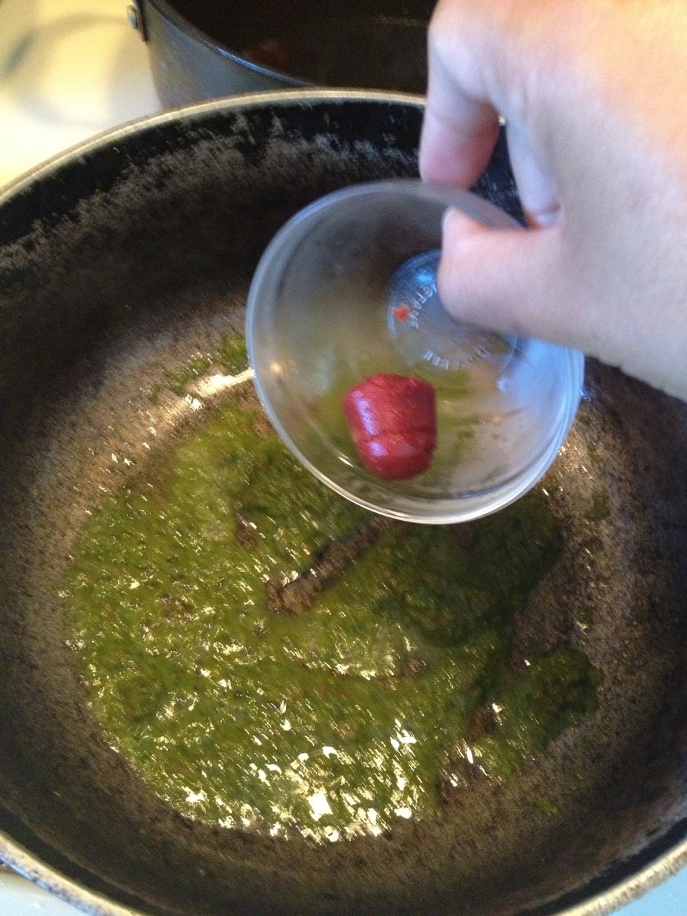 The tomato paste