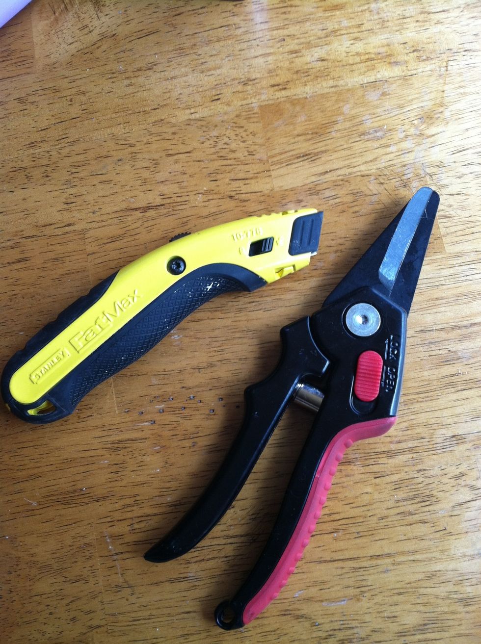 The tools I use to cut.