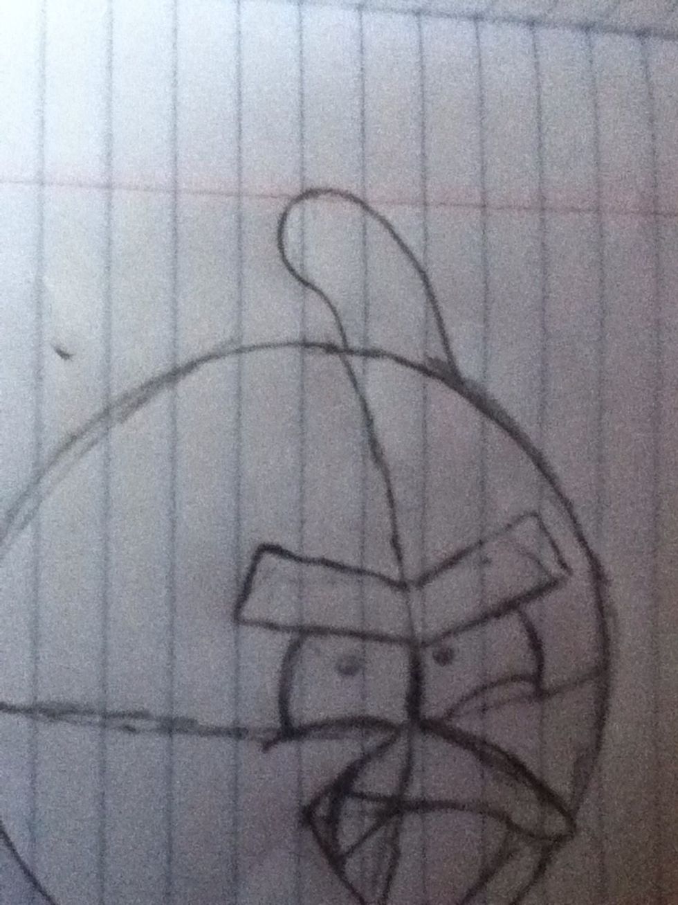 The top part : try making that shape.
