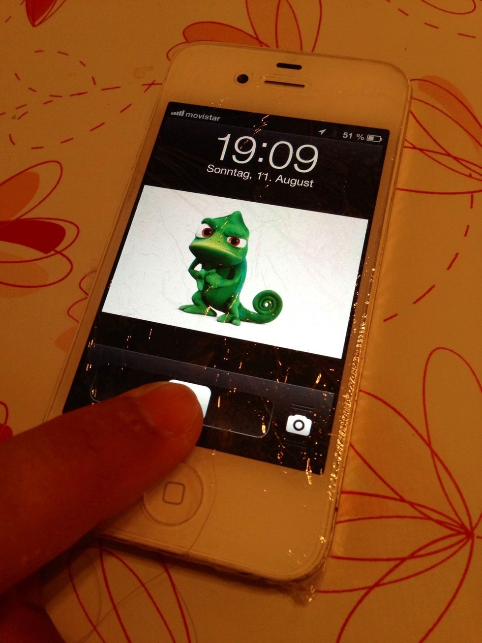 The touch function is still working.