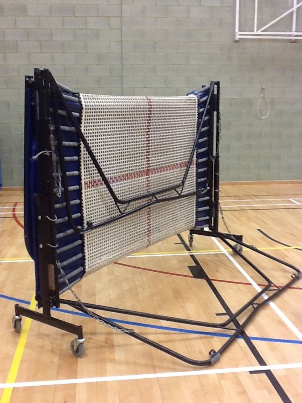 The trampoline should now look like this!