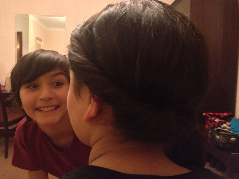 The twist at the back