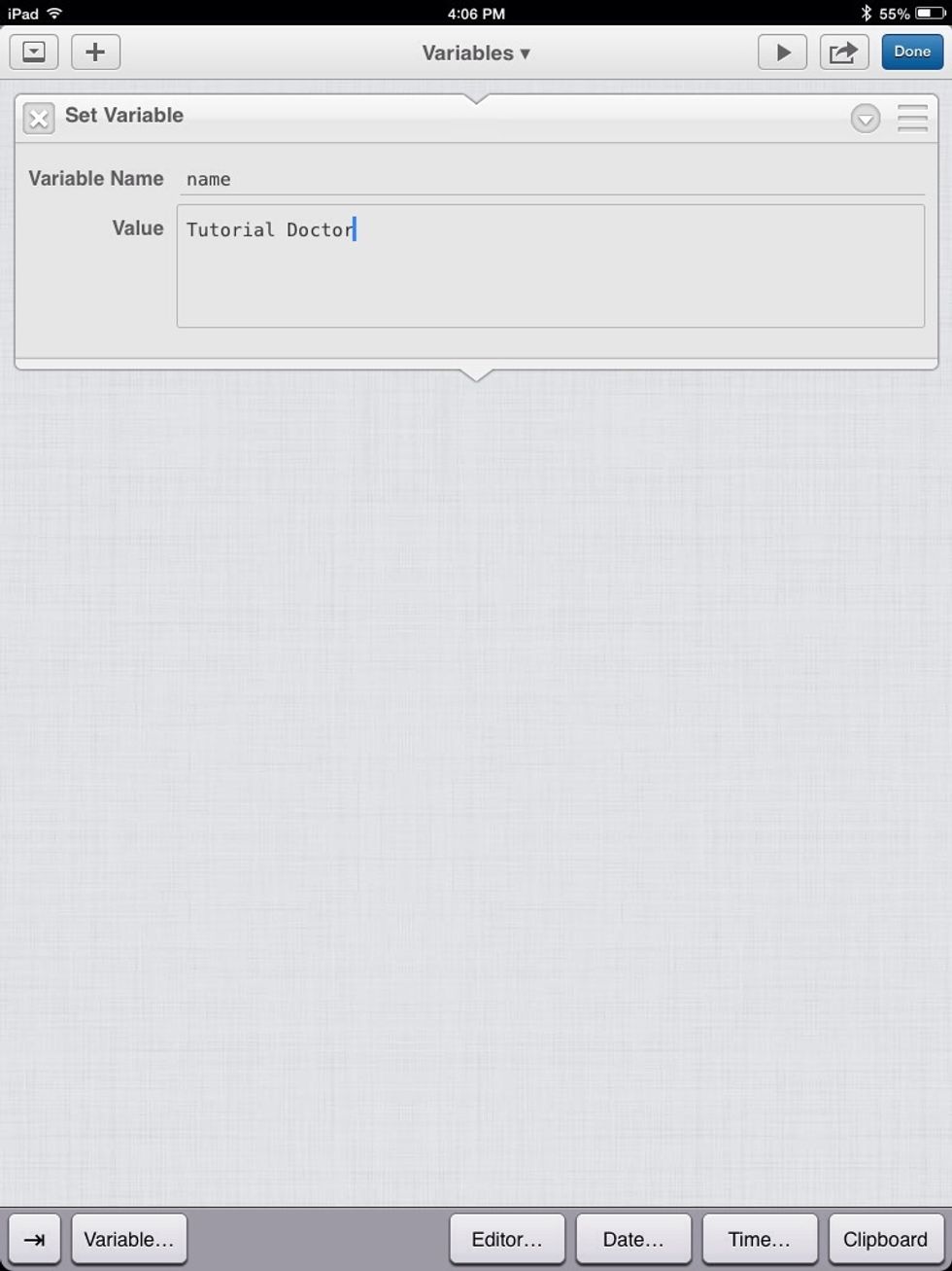 The variable must have a name and a value. It needs a name so that we can reference it. The value is what will be stored in the variable. Variables are seen as containers because they store stuff.