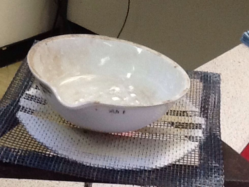 The water should start to boil.