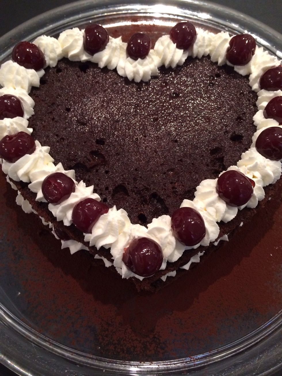 The whipped cream could be added with a spoon. If you don't have a piping bag or u could use a ziplock