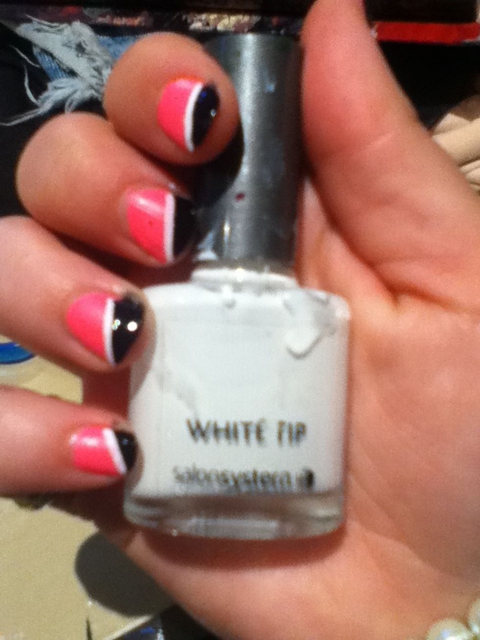 The white polish I used