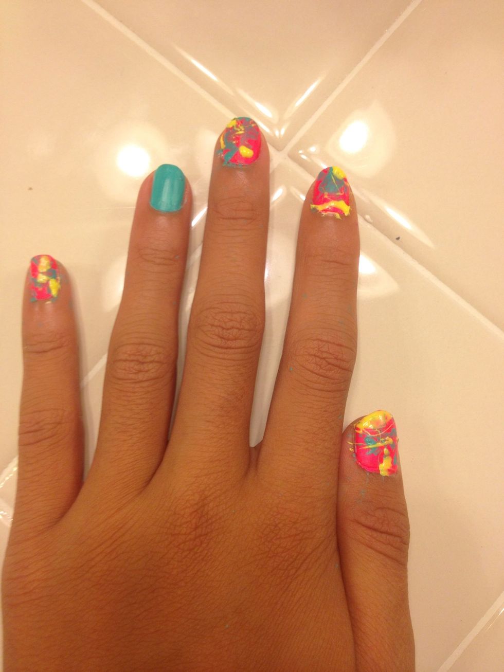 The whole hand \u270b