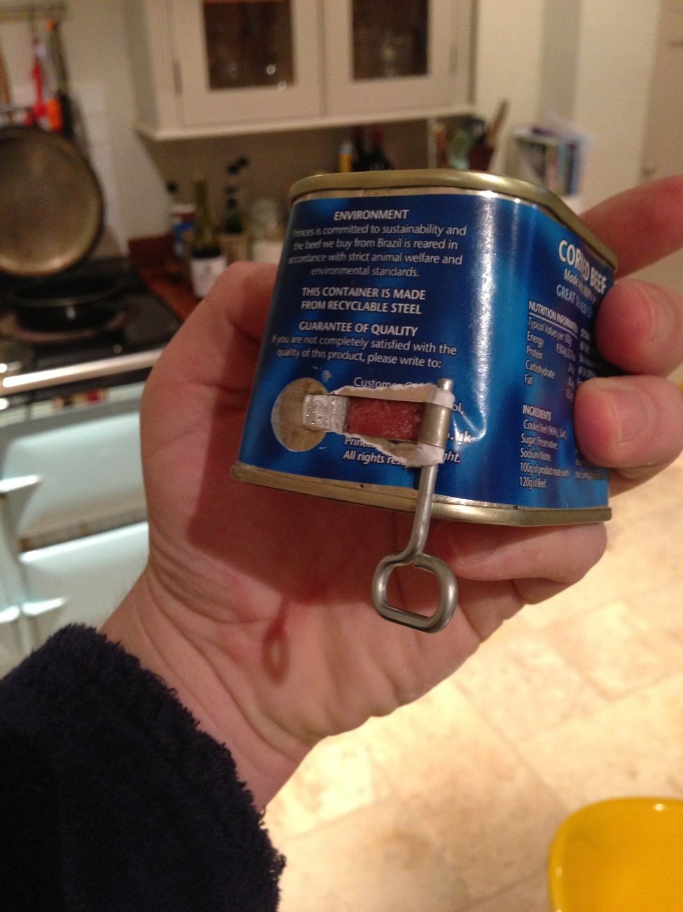 The wonder of olden day cans per war opening device