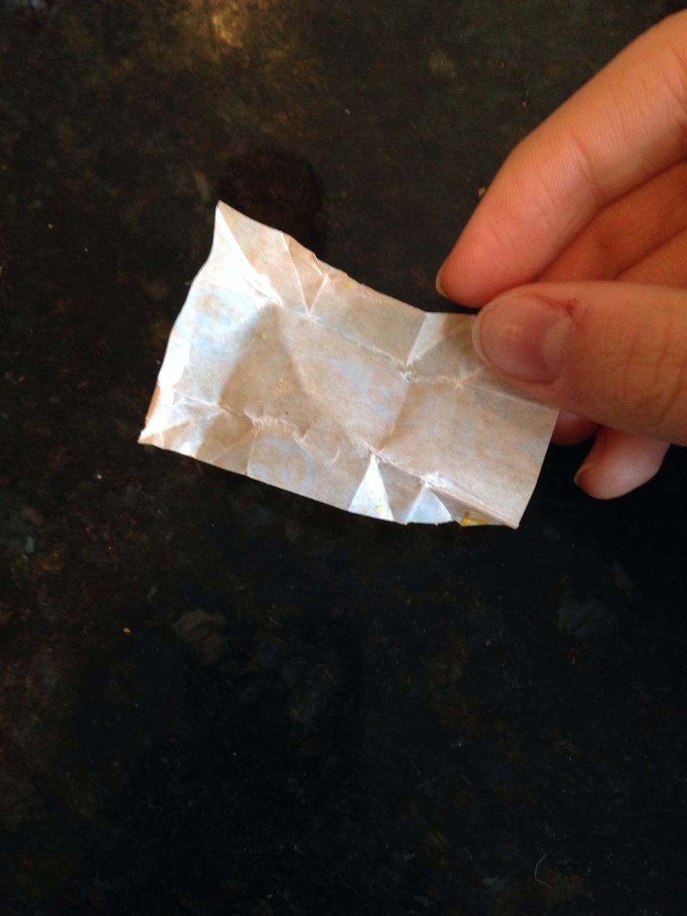 The wrapper will come off in one piece!