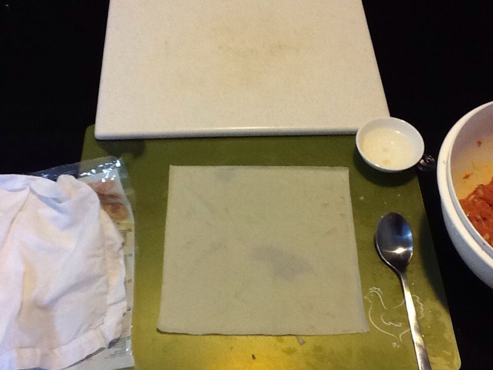 The wrapping station set up...are you ready?