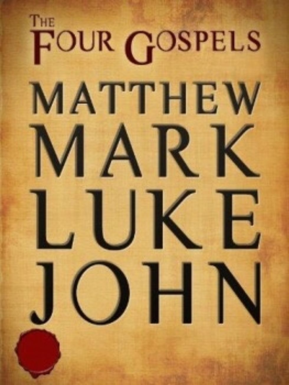 The writing of the four gospels.