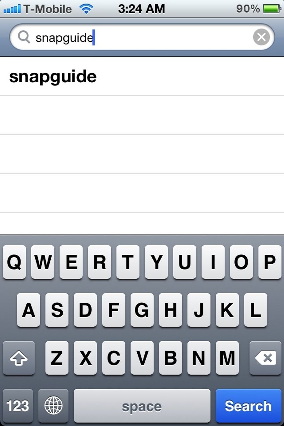 Them click on the search tab on the bottom ( with magnifine glass. Than search whatever your in the mood to.