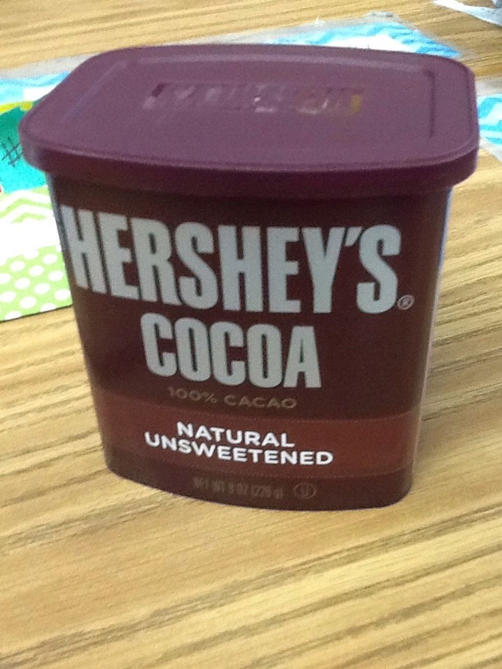 Then 1/2 cup dry cocoa