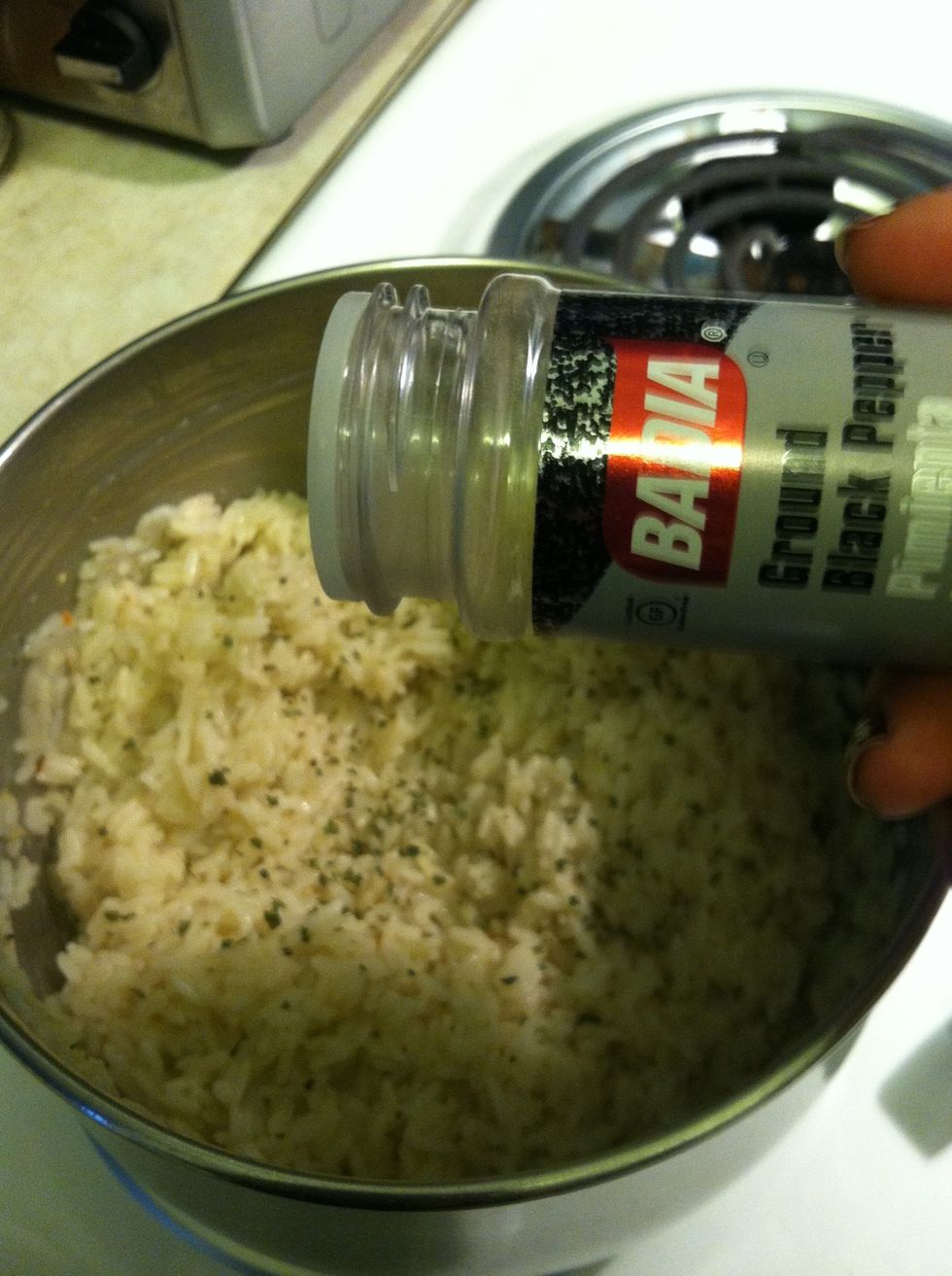 Then a dash a black pepper