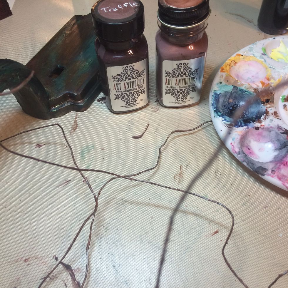 Then, a layer of Copper Metal Effects.