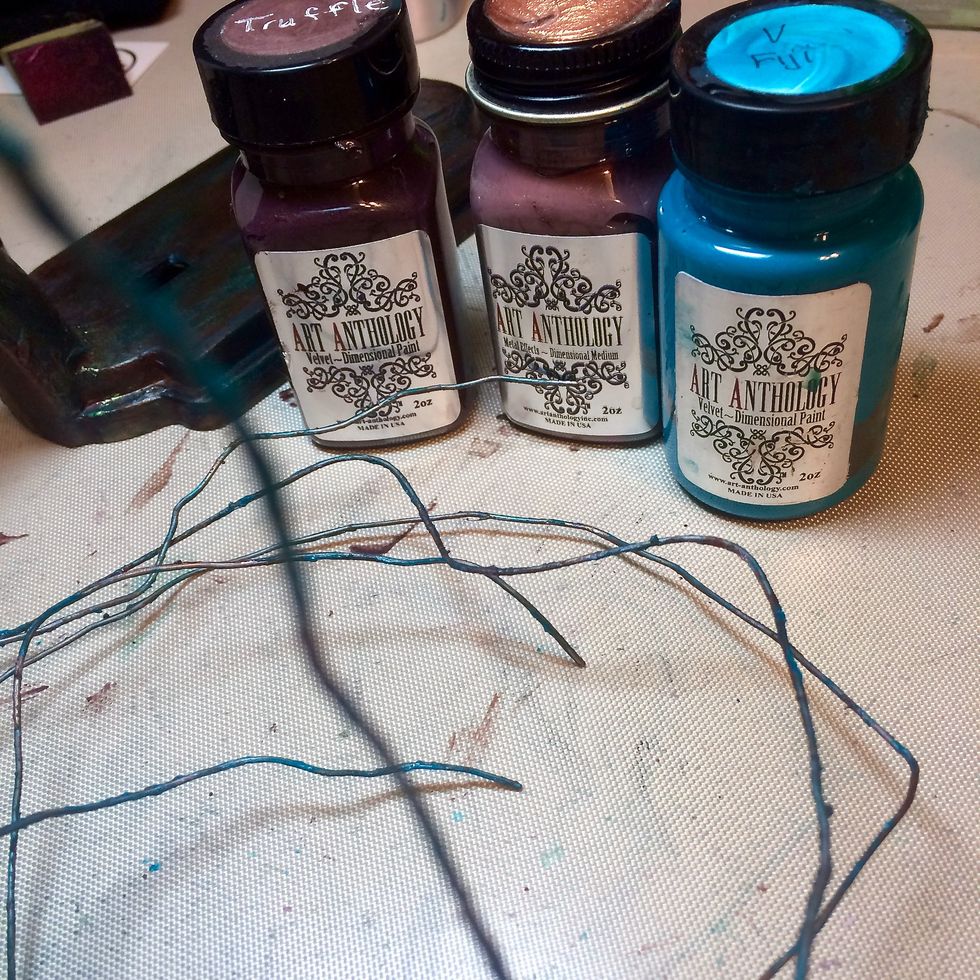 Then, a layer of Fiji Velvet.